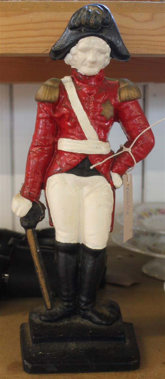 Door porter and binoculars
